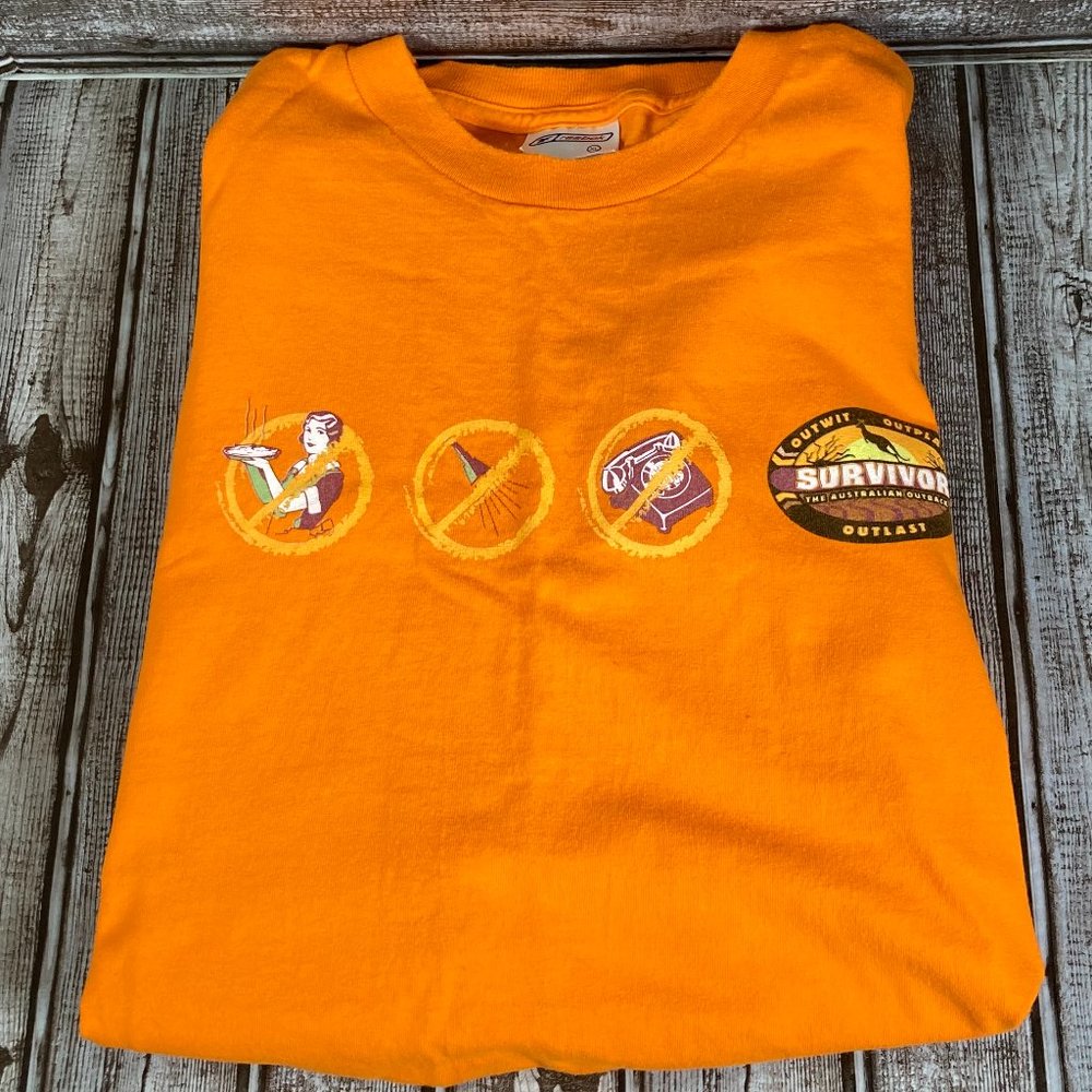 Vintage REEBOK SURVIVOR The Australian Outback Men's XL Outlast Promo T-Shirt